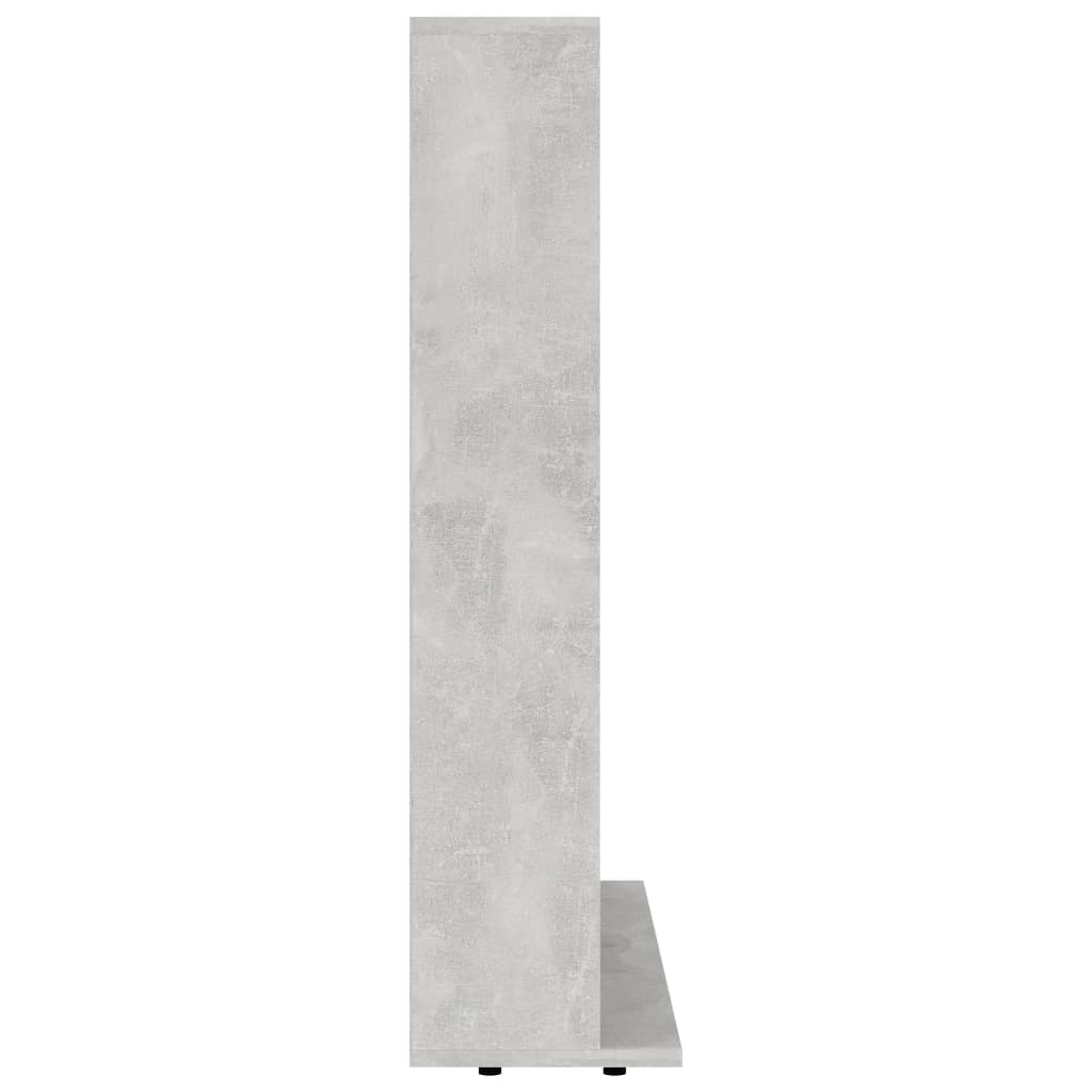 CD Cabinet Concrete Grey 102x16x89,5 cm Chipboard