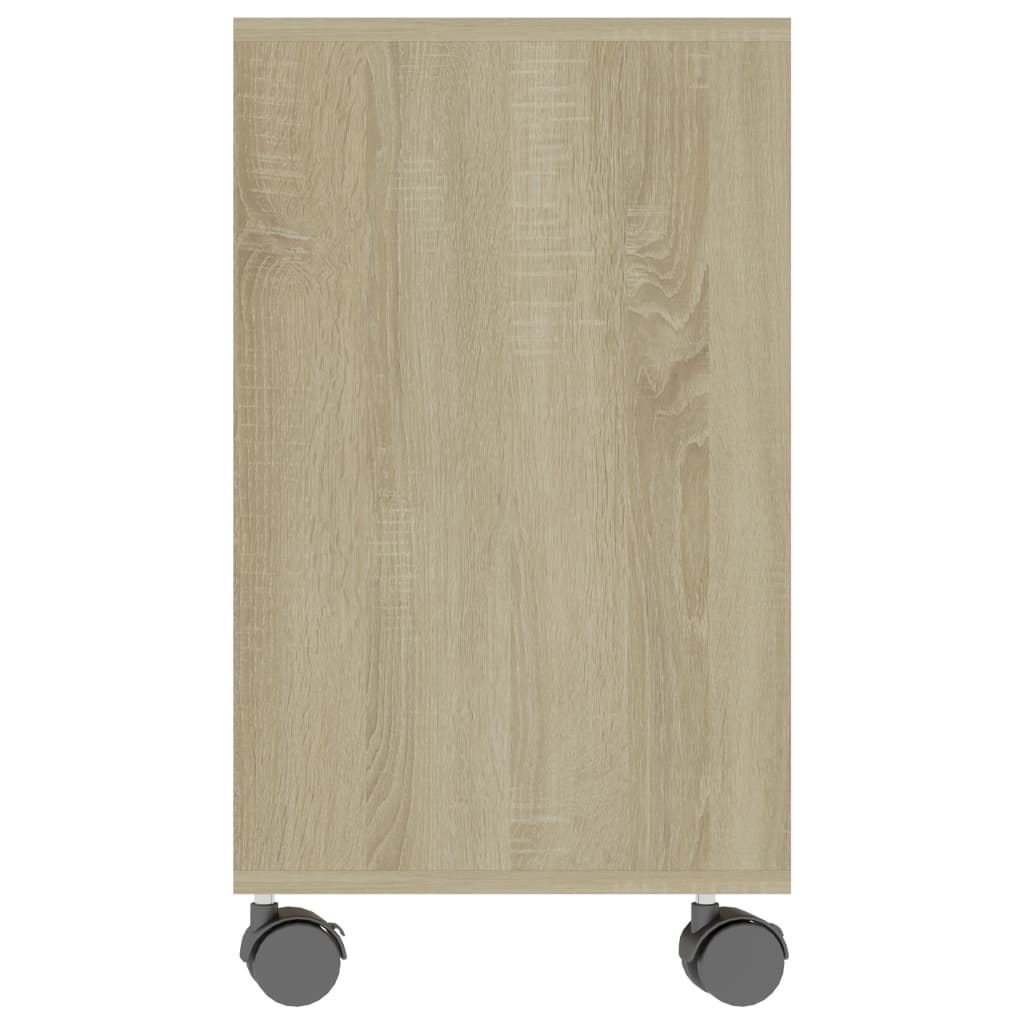 Side Table Sonoma Oak 70x35x55 cm Chipboard