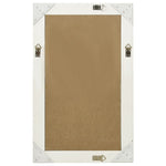 Wall Mirror Baroque Style White