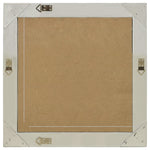 Wall Mirror Baroque Style 60x60 cm Silver