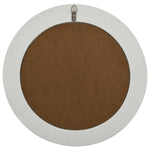 Wall Mirror Baroque Style 50 cm White