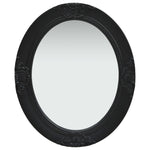 Wall Mirror Baroque Style 50x60 cm Black