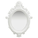 Wall Mirror Castle Style White