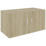 Wall Mounted Cabinet Sonoma Oak 80x39x40 cm Chipboard