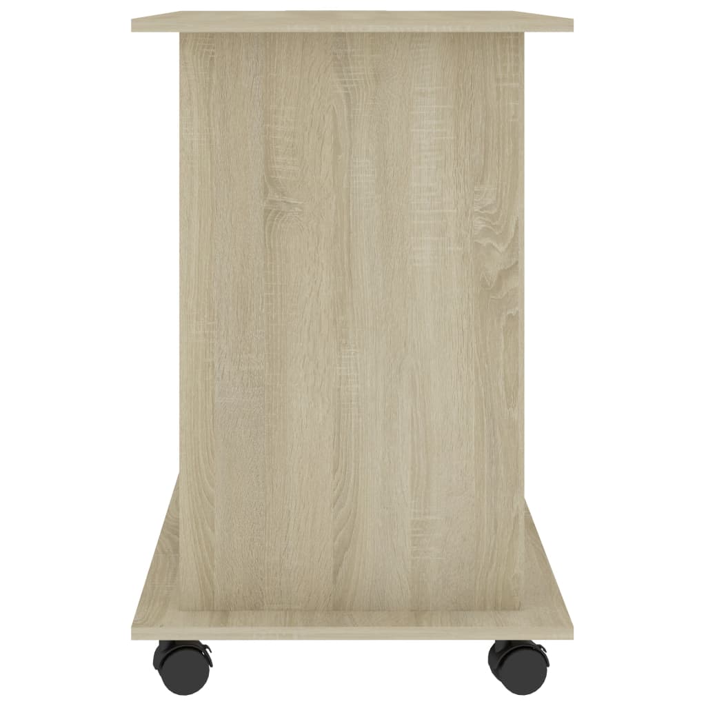 Computer Desk Sonoma Oak 80x50x75 cm Chipboard