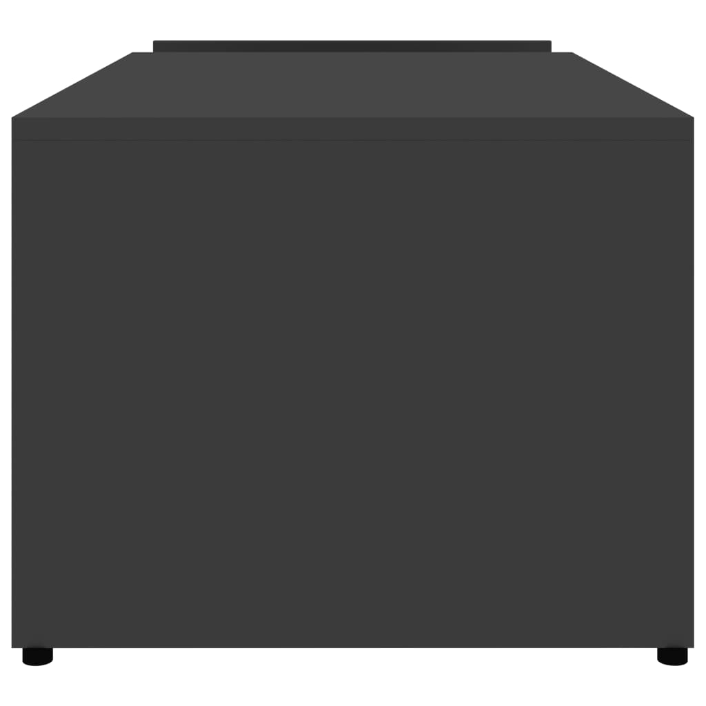 Coffee Table Grey 90x45x35 cm Chipboard