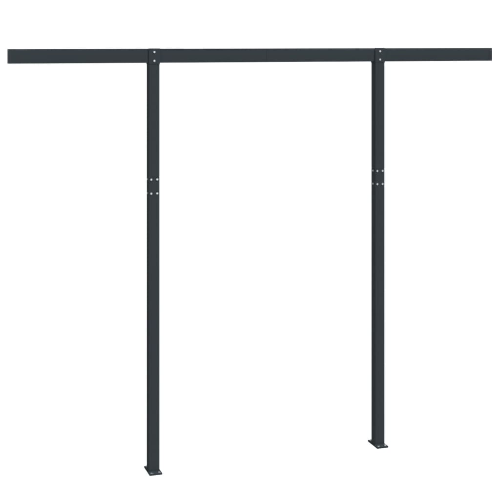 Awning Post Set - Anthracite Iron