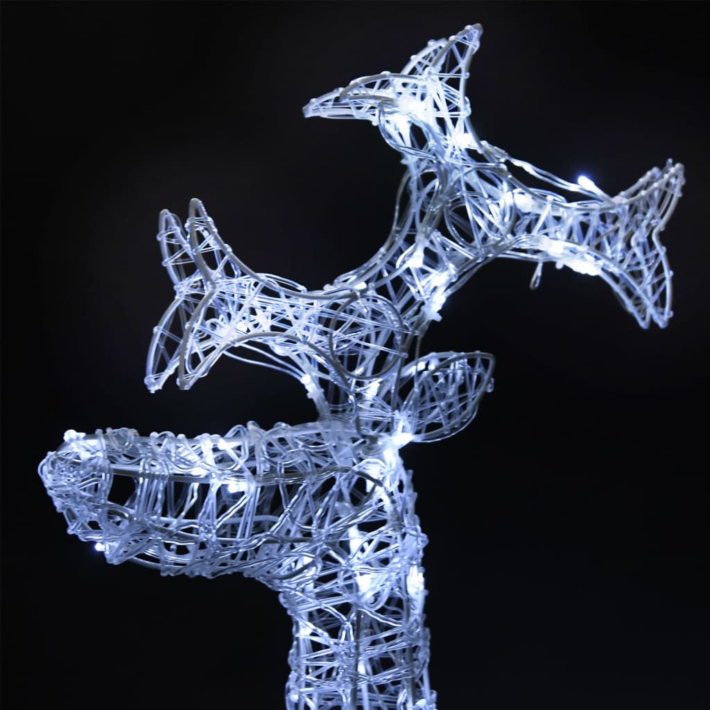 Reindeer Christmas Decoration 90 LEDs Acrylic