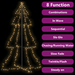 Christmas Cone Tree 240 LEDs Indoor and Outdoor