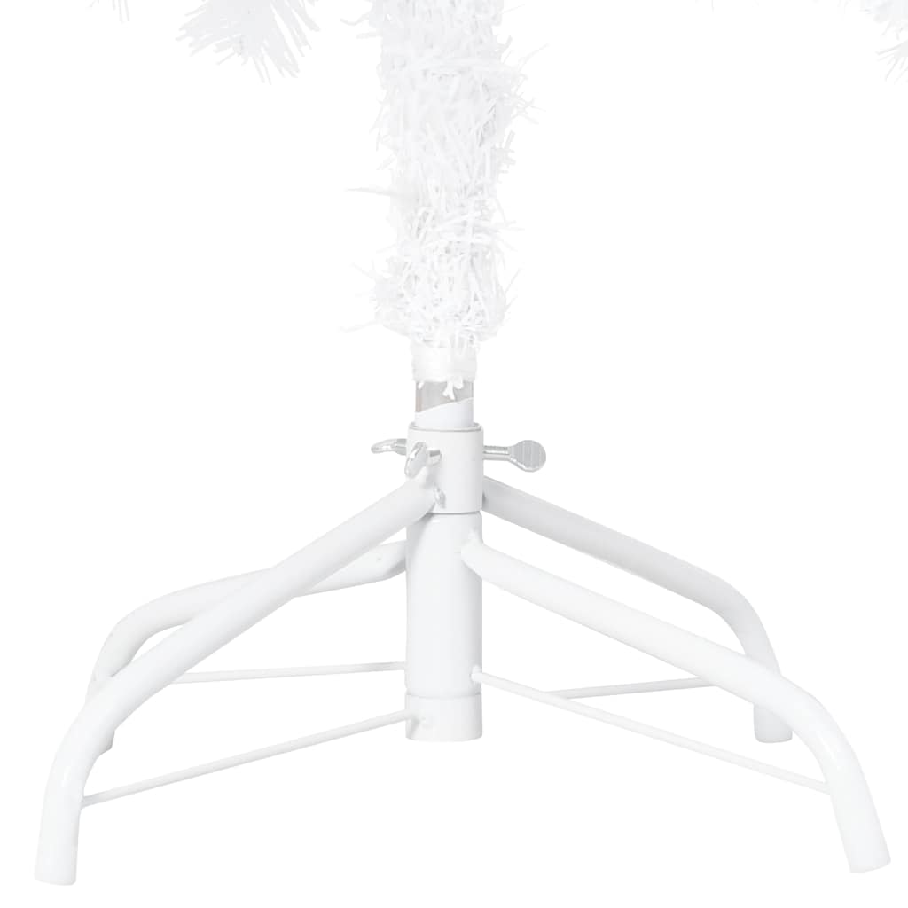 Artificial Christmas Tree with LED & Ball Set White 150 cm PVC