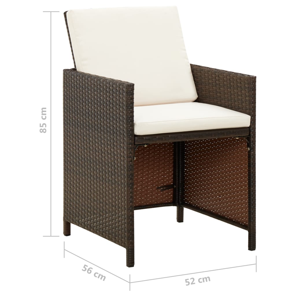 Versatile Garden Chairs with Cuhsions 4 Living Space Upgrade Urban Style