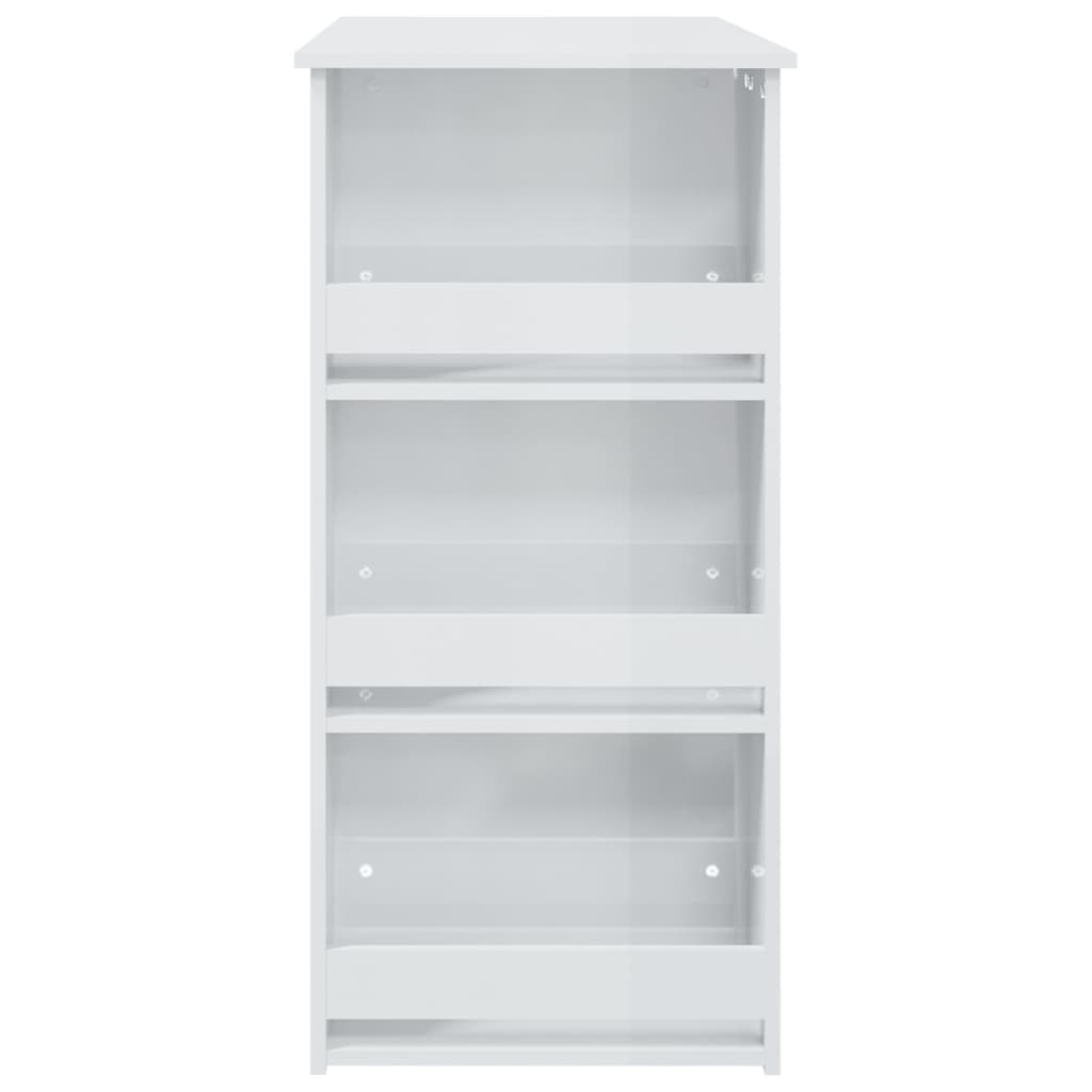 Bar Table With Storage Rack