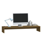 TV Stands Monitor Stand Black/White/Brwon/Natural Solid Wood Pine