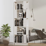 Book Cabinet/Standing Shelves Black/White/Brown/Natural Solid Wood Pine