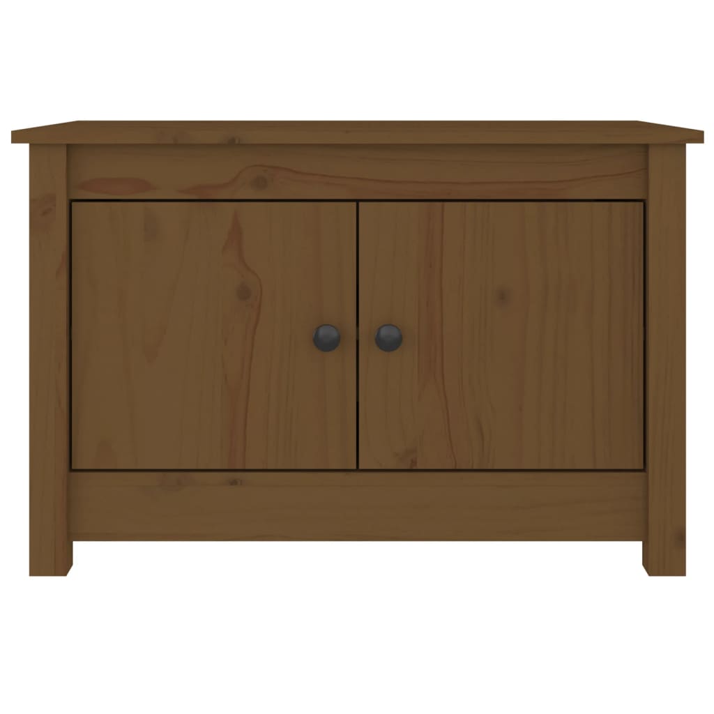 Shoe Cabinet Honey Brown Solid Wood Pine