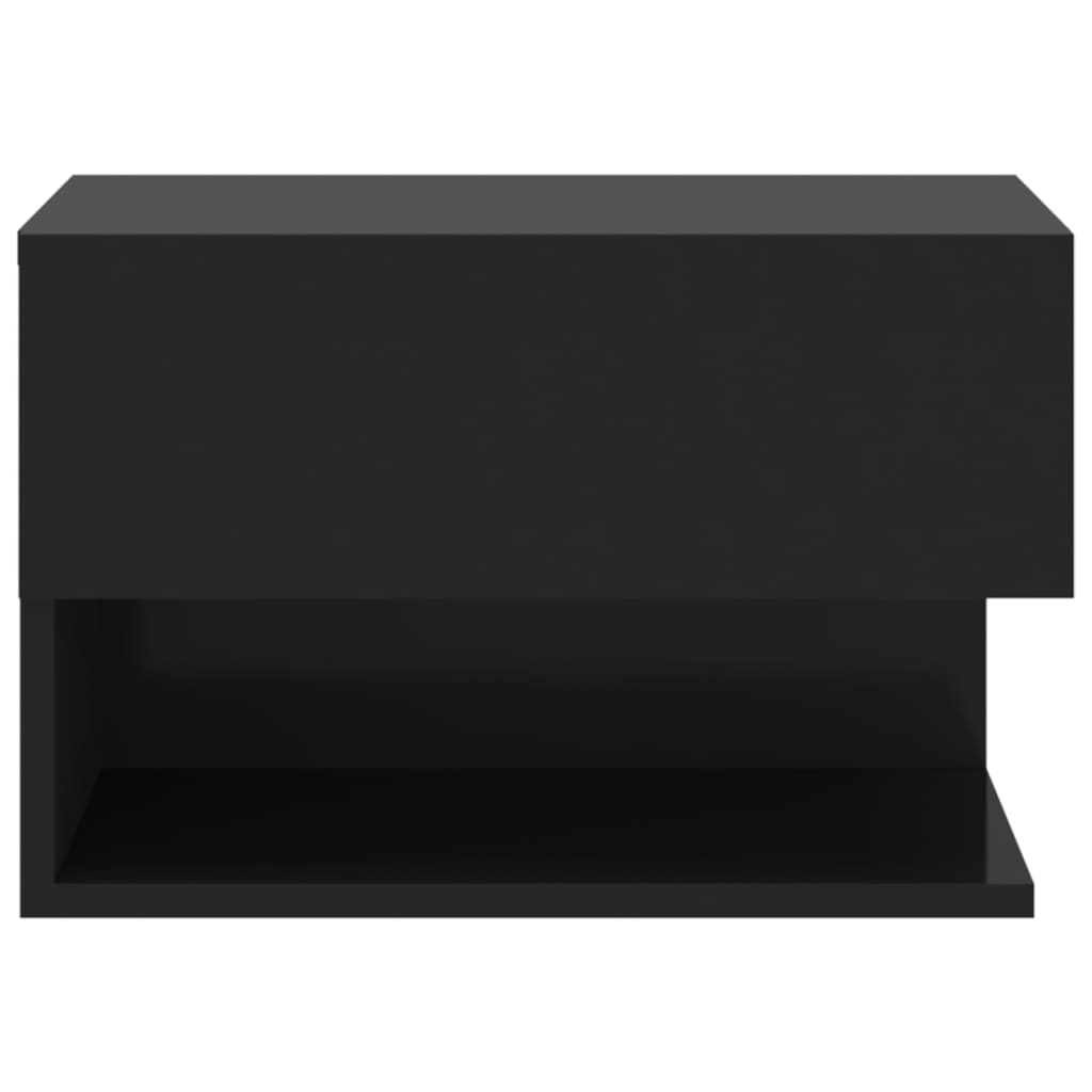 Wall Bedside Cabinet Engineered Wood - 46×29.5×30cm