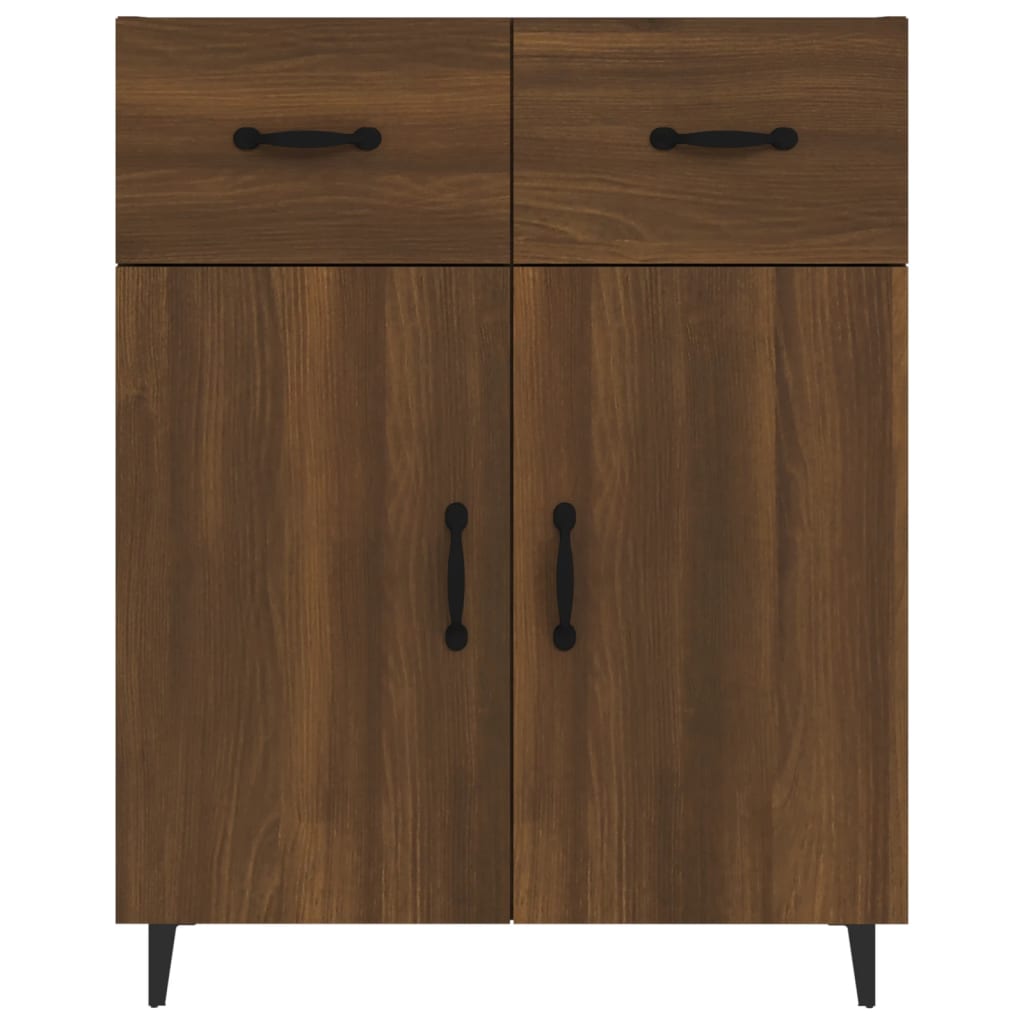 Sideboard Brown Oak Engineered Wood