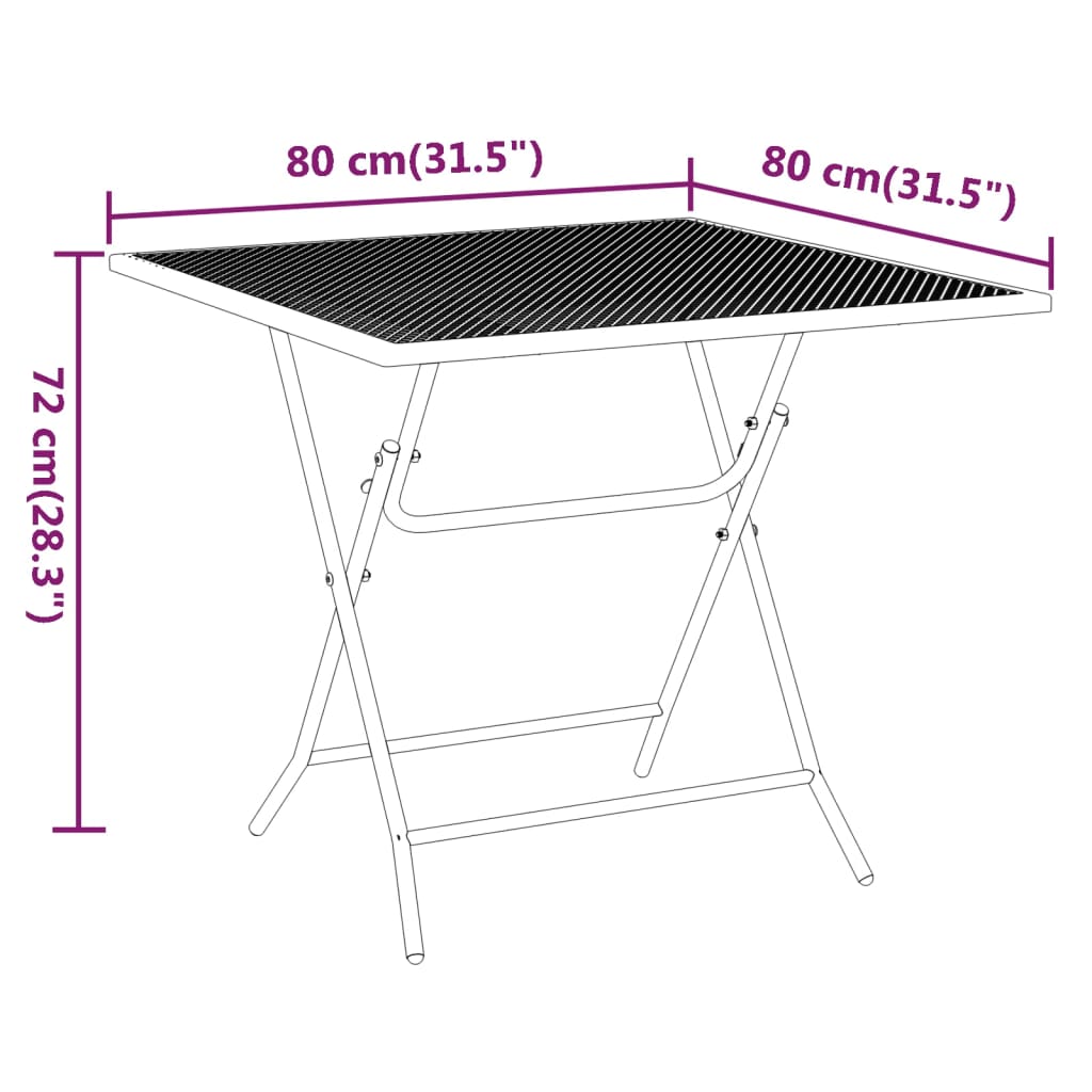 Decorative 5 Piece Garden Dining Set Outdoor Retreat Urban Style