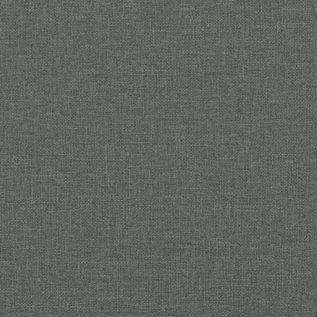 Single Daybed in Dark Grey with Trundle and Under-Bed Drawers