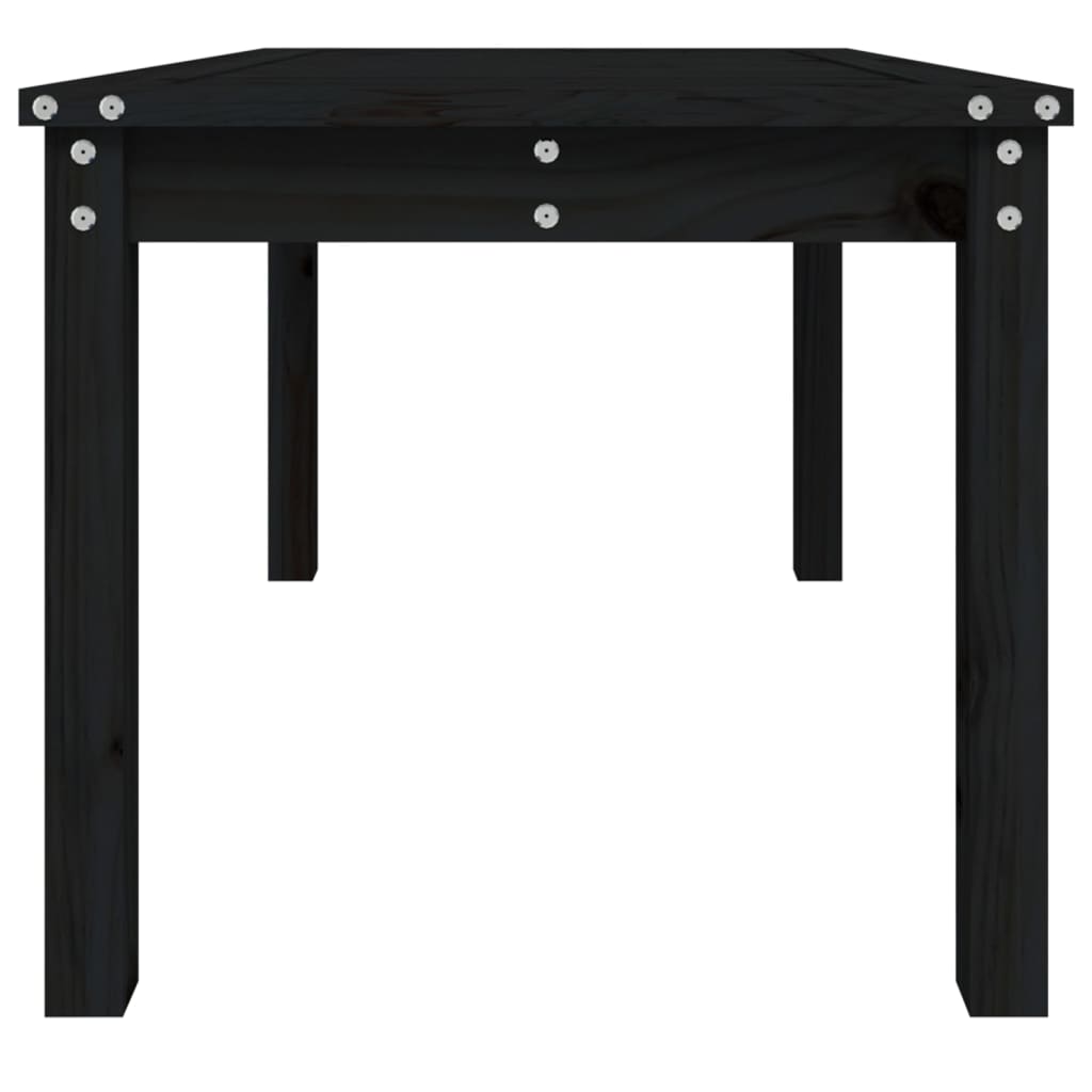 Pine Majesty Unveiled: Solid Wood Garden Table Embracing Natural Beauty