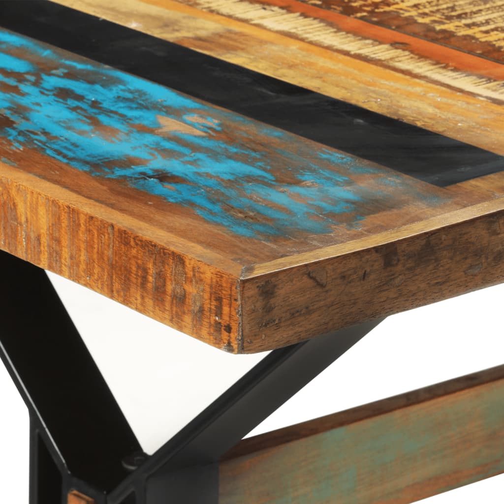 Rustic Charm Dining Table Solid Wood Reclaimed