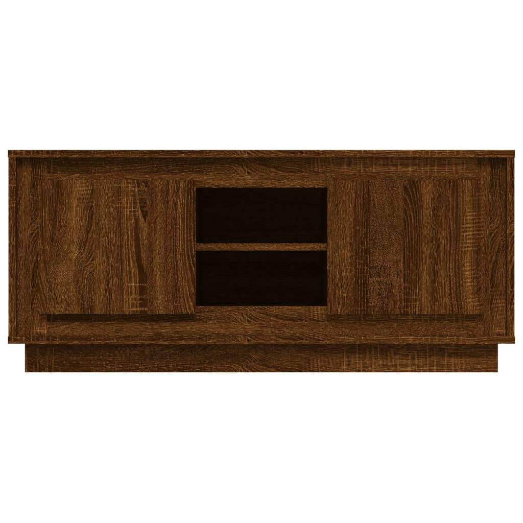 Crafted White Engineered Wood TV Cabinet for Stylish Interiors