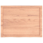 Tranquility - Light Brown Treated Solid Wood Bathroom Countertop