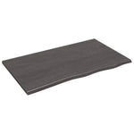 Light Brown-Treated Solid Wood Bathroom Countertop