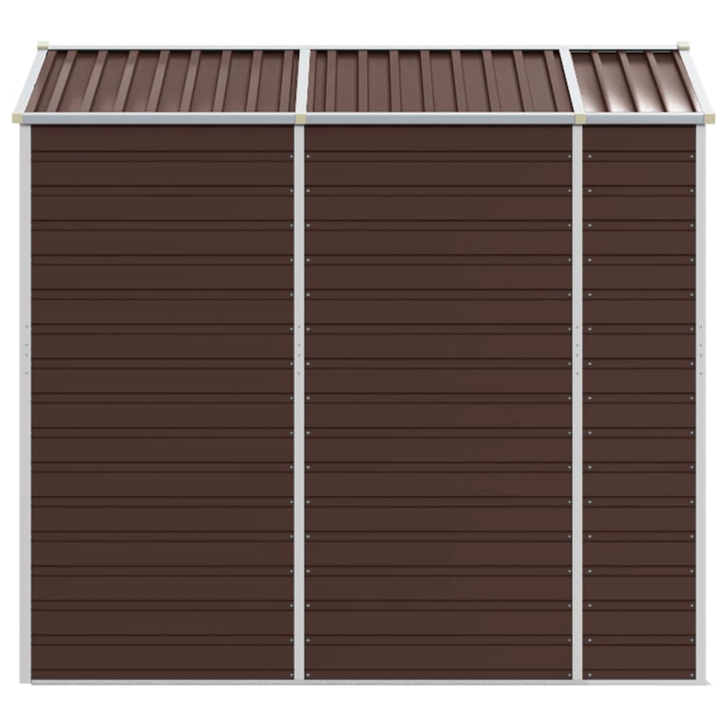 Garden Shed Green Galvanised Steel