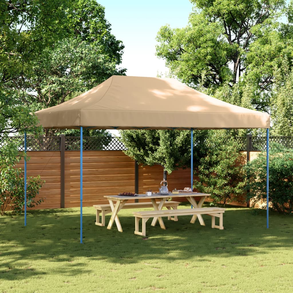 Foldable Party Tent Pop-Up Beige