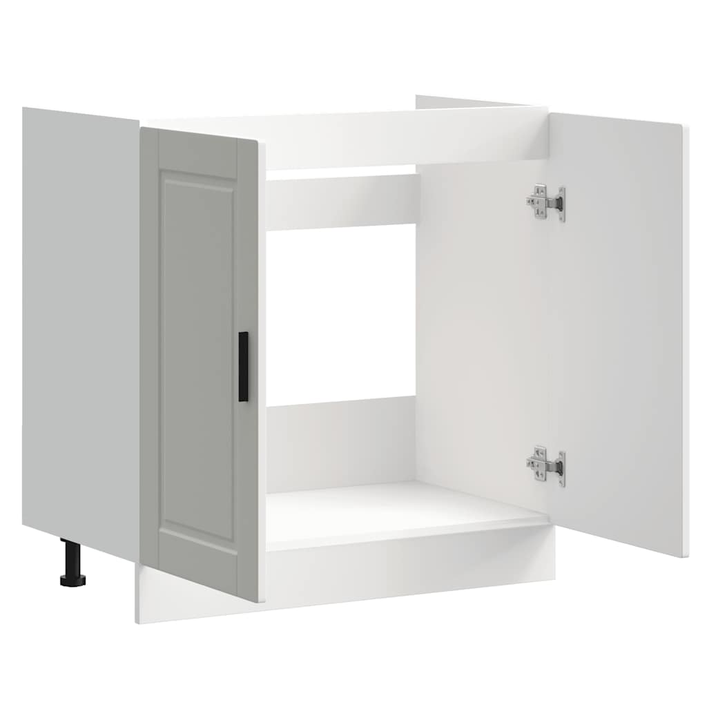 Sink Base Cabinet Porto White Engineered Wood