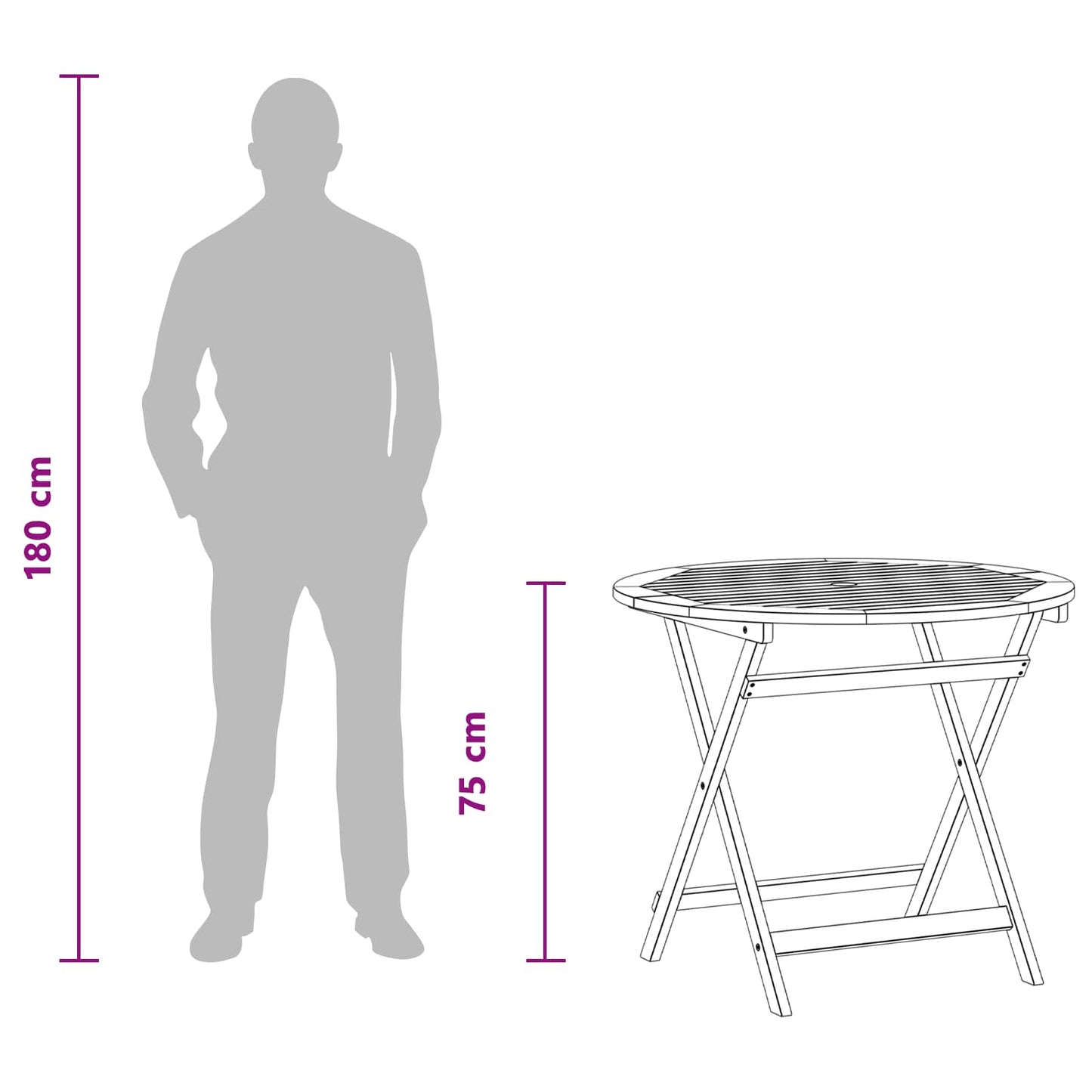 5 Piece Eucalyptus Outdoor Furniture Set | HomeAndLiving
