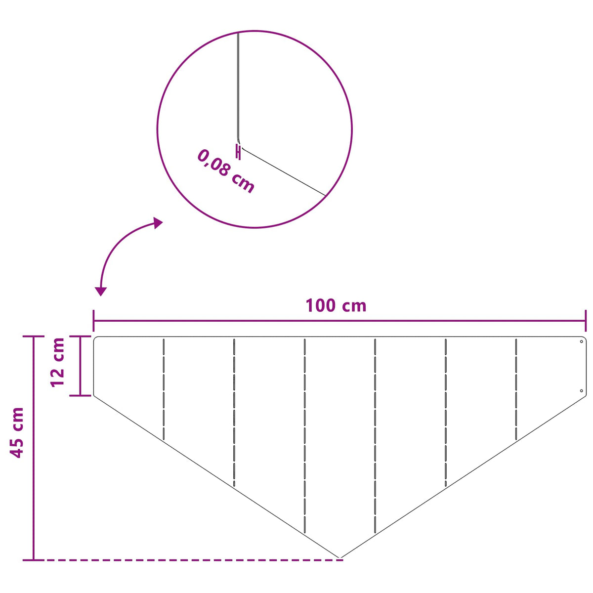 Steel Lawn Edging 4 Pack Rusty 100cm | HomeAndLiving - 9