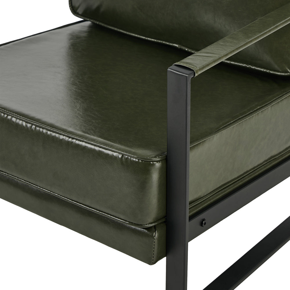 Green Lounge Armchair Sofa 65x71x80cm