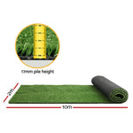 2Mx10M 17Mm Artificial Grass Synthetic Fake Lawn Turf