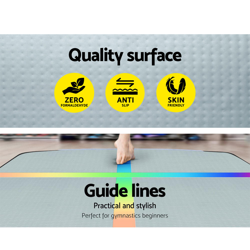 4X1M Air Track Inflatable Tumbling Mat Gymnastics Yoga Mat