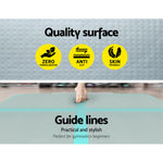 Gofun 5X1M Inflatable Air Track Mat Tumbling Floor Home Gymnastics Green