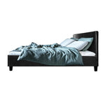 Bed Frame Double Size Black Neo