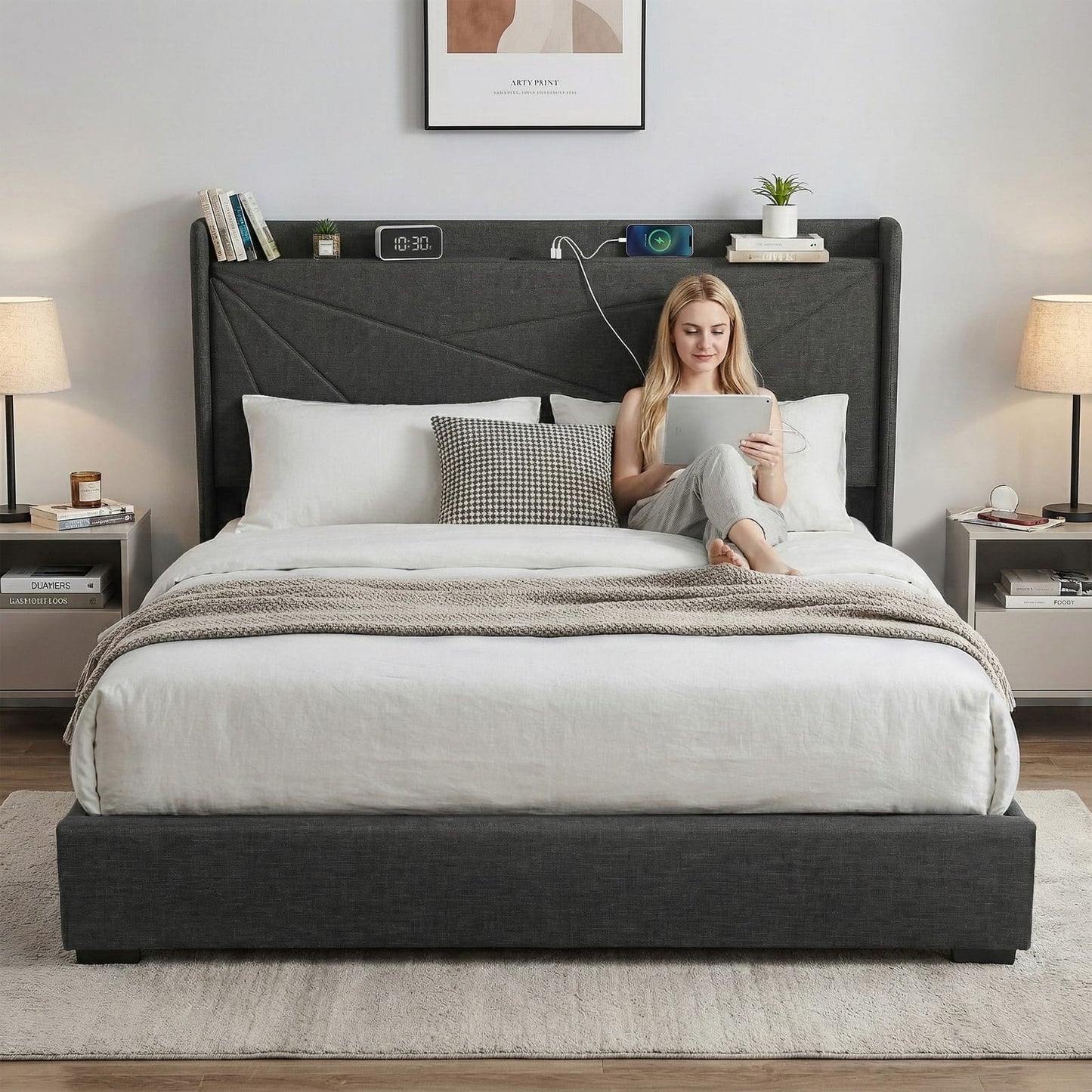 King Bed Frame Storage