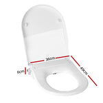 Non Electric Bidet Toilet Seat Cover Auto Smart Water Wash Dry
