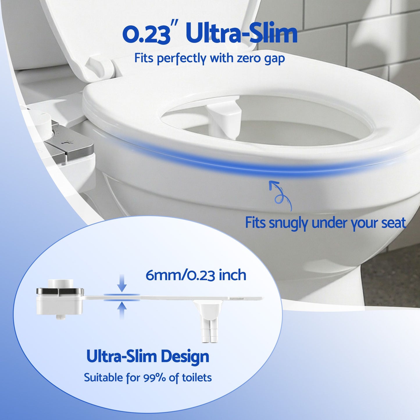 Bidet Attachment Dual Nozzle Non-Electric | Home & Living