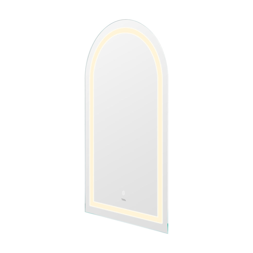 LED Arched Bathroom Mirror Anti-fog Smart 100x60cm