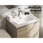 Vanity Unit 600Mm With Basin Oak