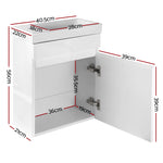 Vanity Unit 400Mm With Basin White