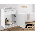 Vanity Unit 400Mm With Basin White