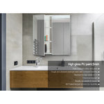 Bathroom Mirror Cabinet 600X720Mm White