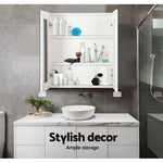 Bathroom Mirror Cabinet 600X720Mm White