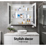 Bathroom Mirror Cabinet 750X720Mm White