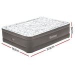 Air Mattress Queen Inflatable Bed 56Cm Airbed Grey
