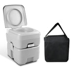 20L Portable Camping Toilet Flush Potty Boating With Bag